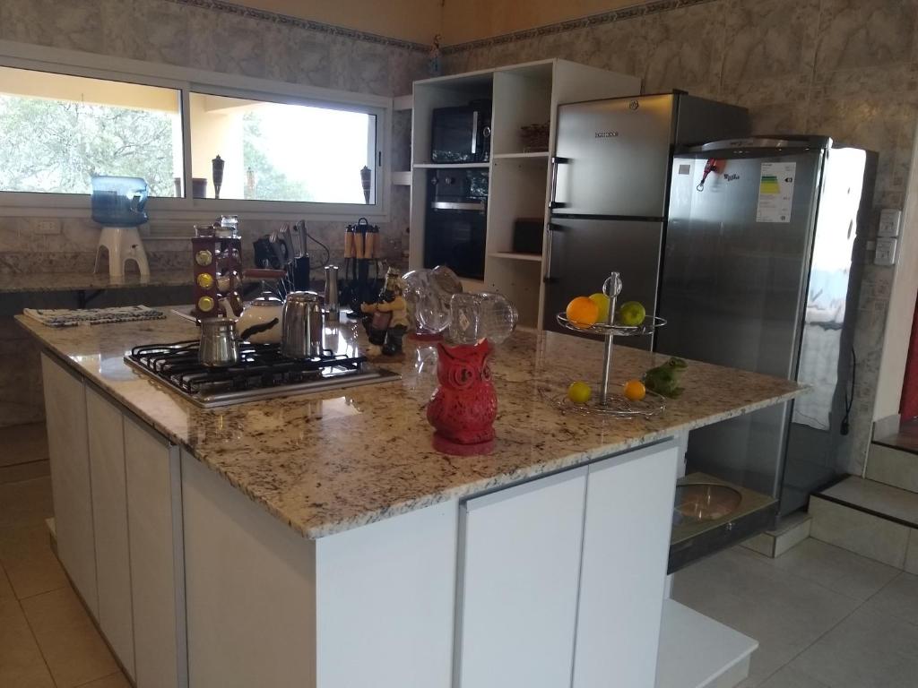 Kuchyň nebo kuchyňský kout v ubytování RELAX La Tuquita Raco