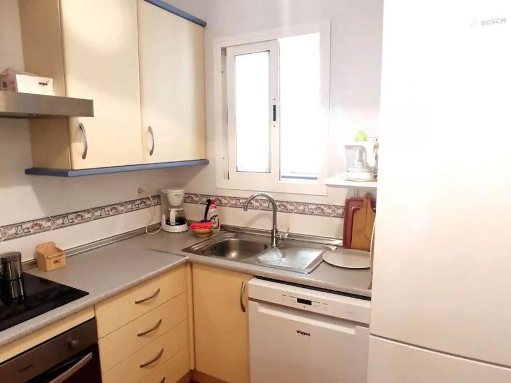 A kitchen or kitchenette at House in paradisiacal beach area La Isleta, Níjar