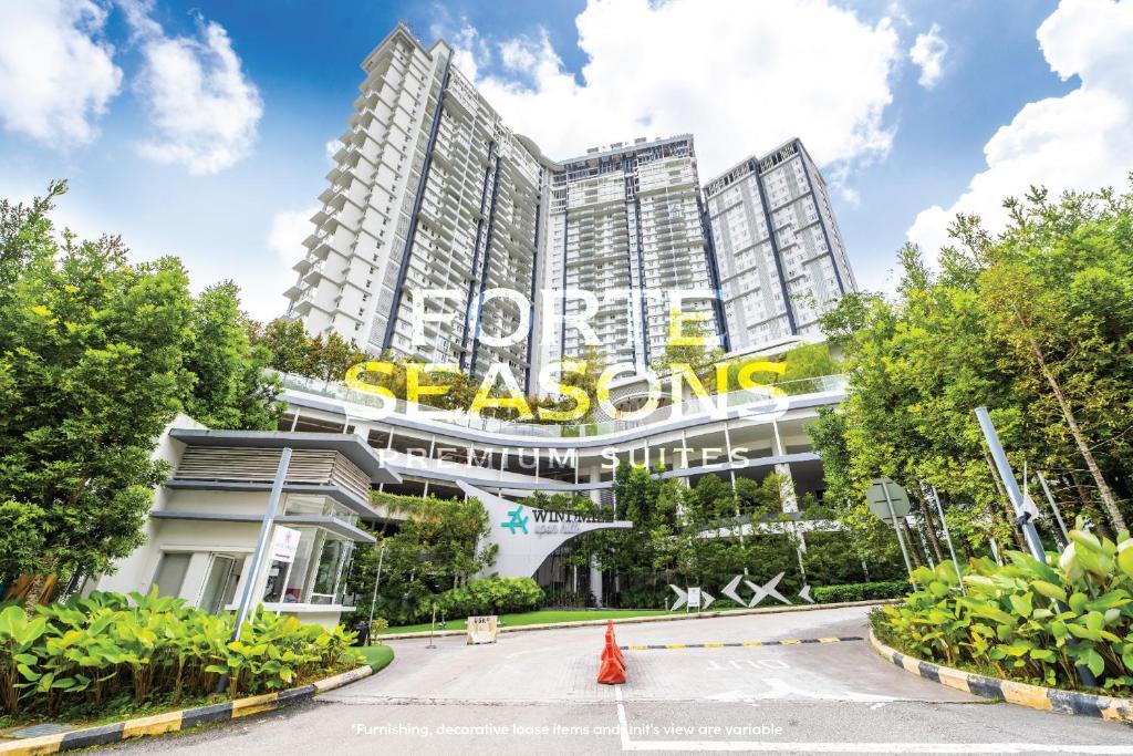 a building with a sign that reads the bangalore club at Forte Seasons Genting Windmill Upon Hills in Genting Highlands