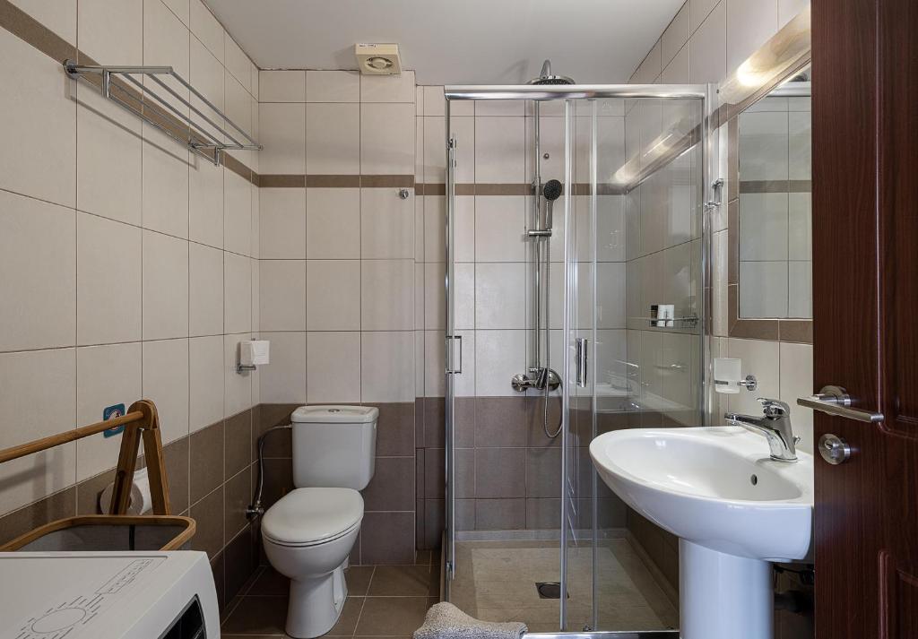 Koupelna v ubytování Villa Anastasia
