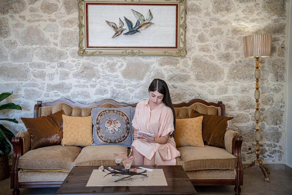 Posezení v ubytování Villa Anastasia