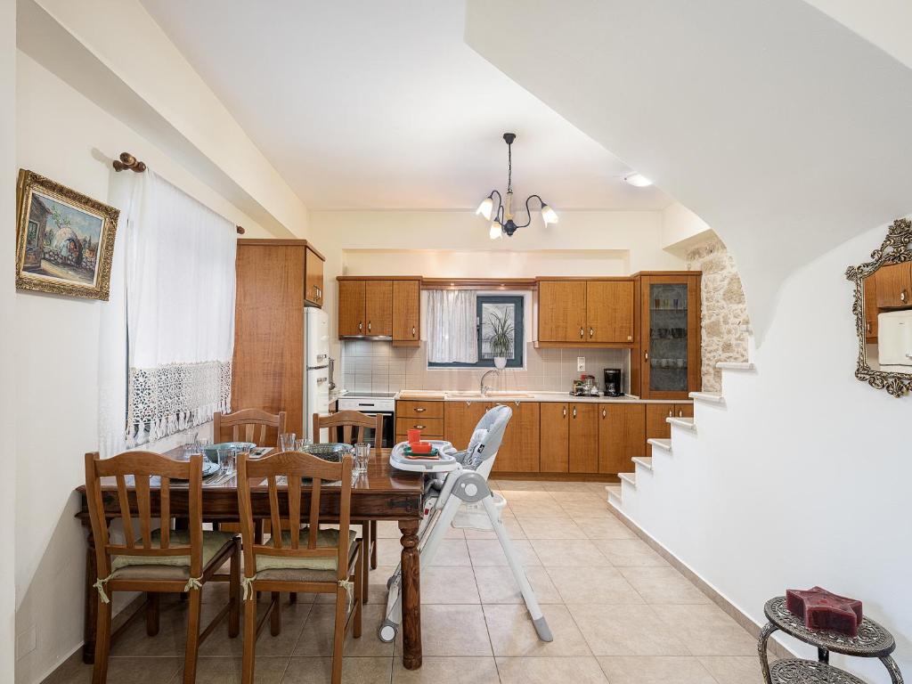 Kuchyň nebo kuchyňský kout v ubytování Villa Anastasia