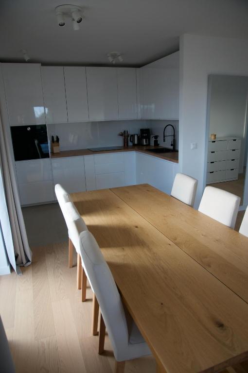 Kuchyňa alebo kuchynka v ubytovaní Nikola Luxury Apartments Borik