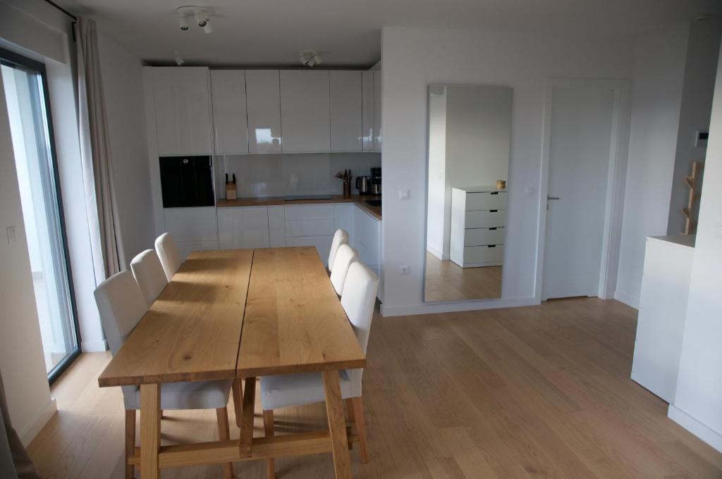 Kuchyňa alebo kuchynka v ubytovaní Nikola Luxury Apartments Borik
