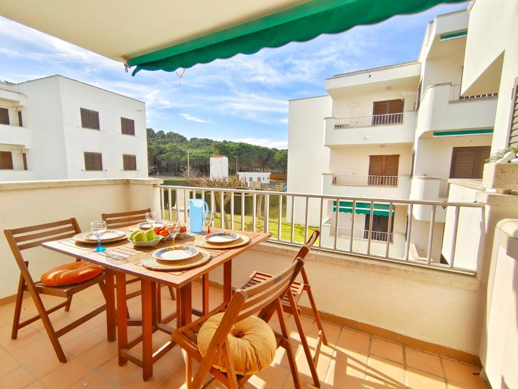 Balkón alebo terasa v ubytovaní VACAY Apartamento Fanny, a pie de playa, en la Costa brava, L'Escala!