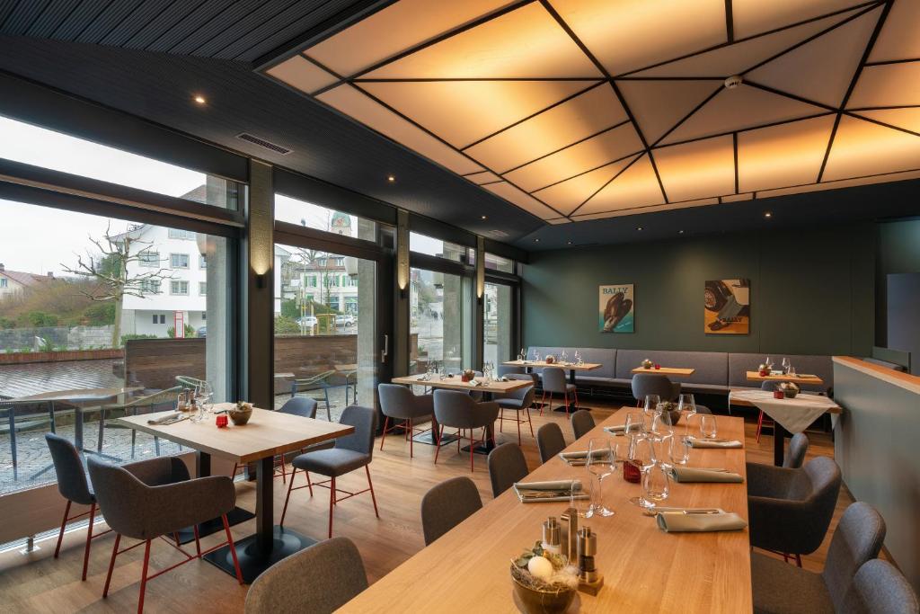 Restaurace v ubytování b-smart hotel Schönenwerd
