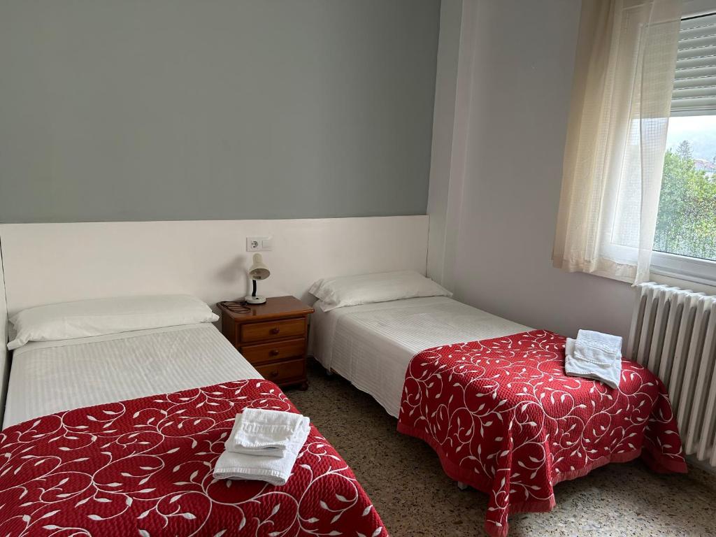 Postel nebo postele na pokoji v ubytování Pazo Pias P