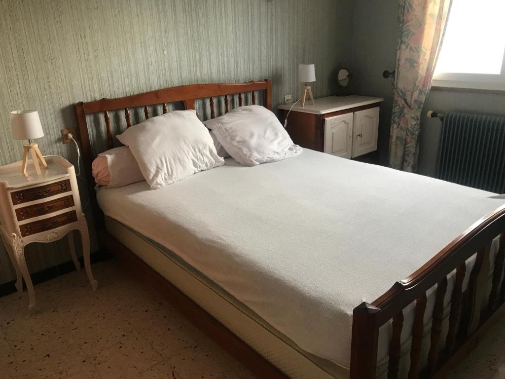 Posteľ alebo postele v izbe v ubytovaní Petite maison pour 4 personnes