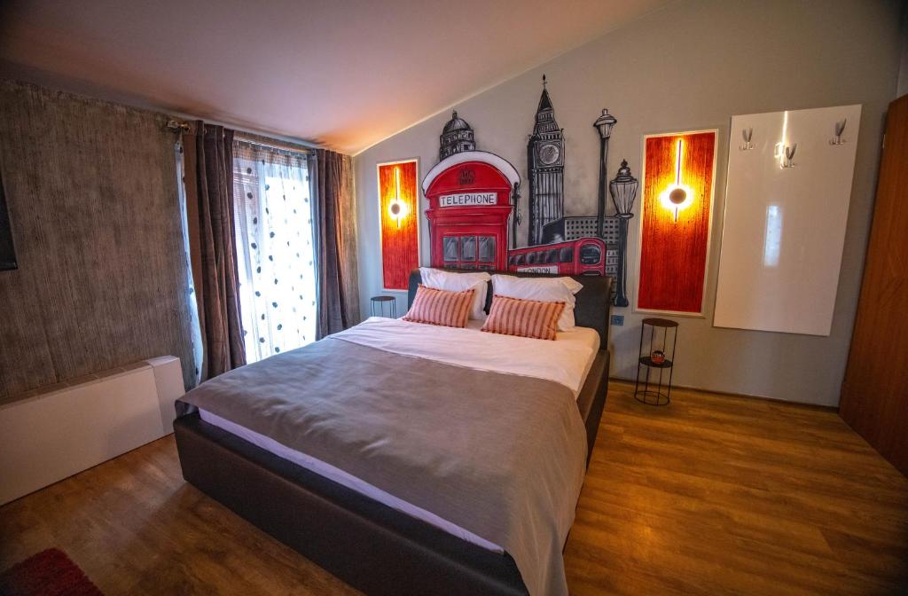 Postel nebo postele na pokoji v ubytování Hotel Pamela Concept