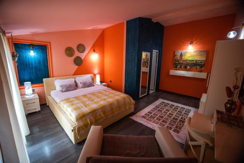Postel nebo postele na pokoji v ubytování Hotel Pamela Concept