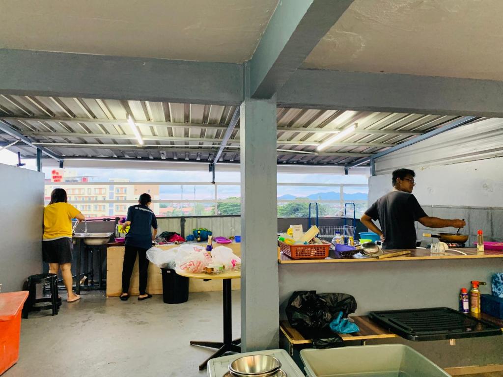 Hosté ubytování bamboo homestay M2 小竹林 仙本那 榻榻米独栋房源六间房间独立卫生浴 步行码头十分钟