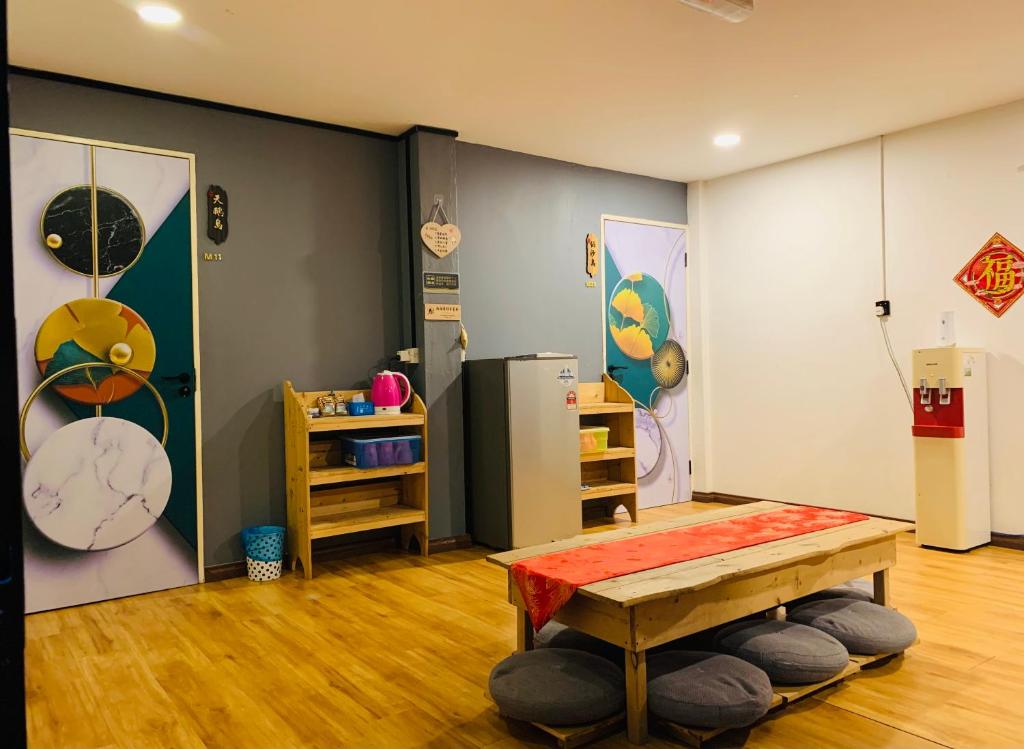 Dětský klub v ubytování bamboo homestay M2 小竹林 仙本那 榻榻米独栋房源六间房间独立卫生浴 步行码头十分钟
