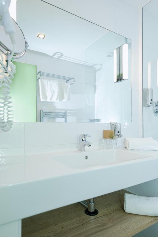 Koupelna v ubytování La Clairière bio & spahotel