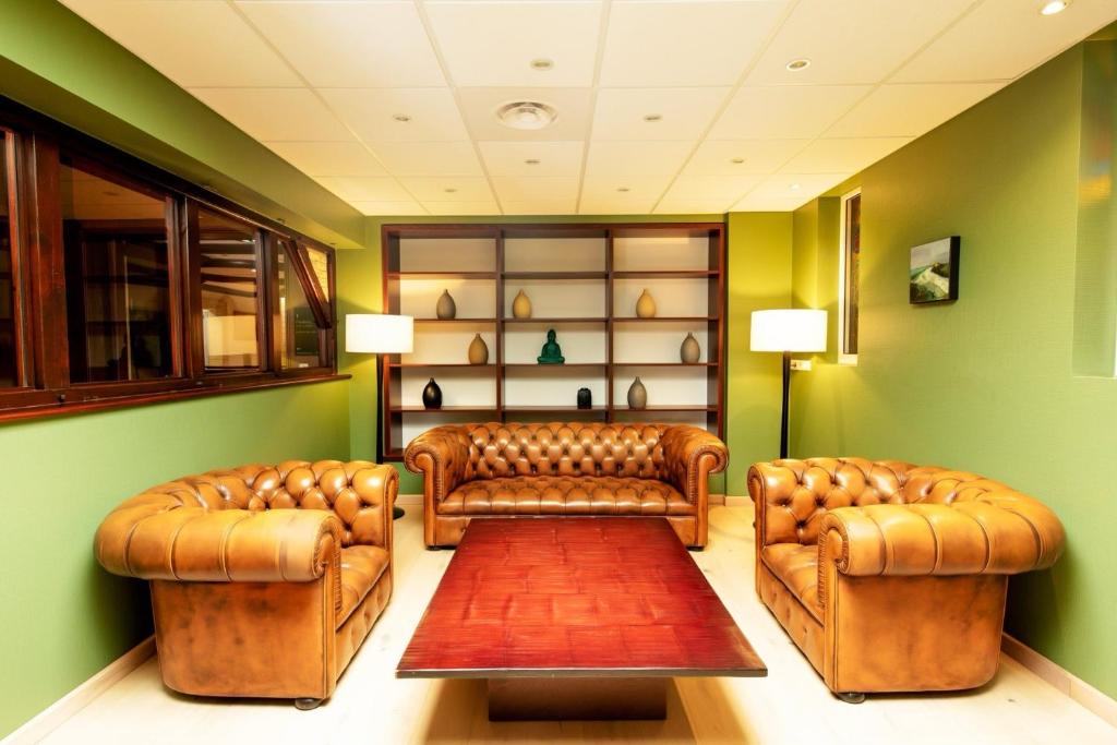 Posezení v ubytování La Clairière bio & spahotel