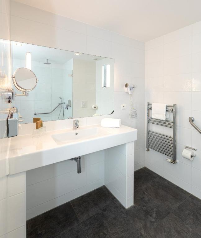 Koupelna v ubytování La Clairière bio & spahotel