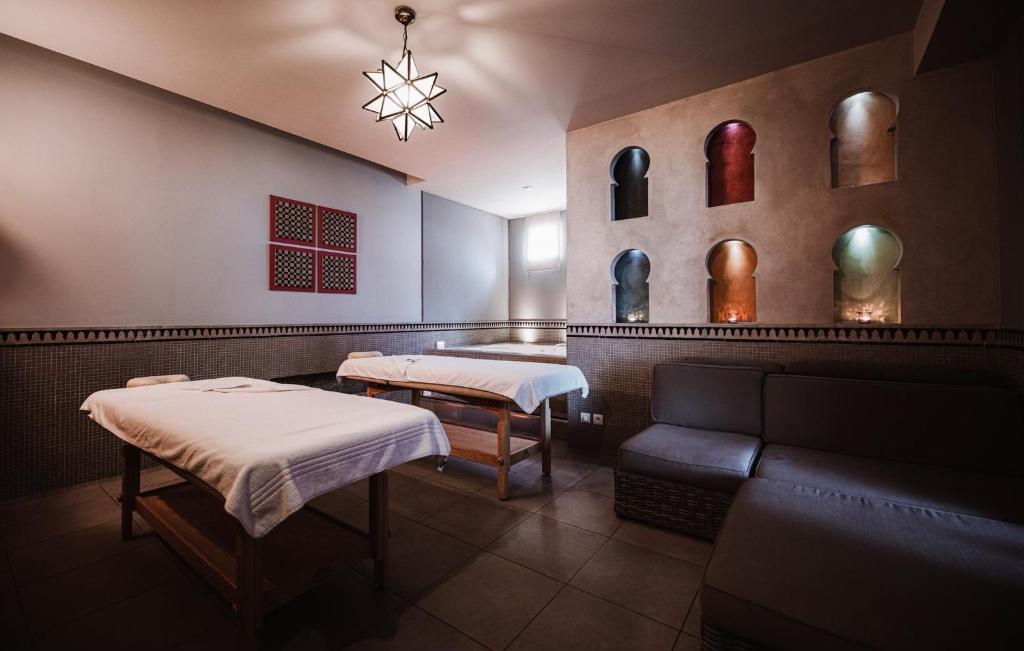 Lázně a/nebo wellness v ubytování La Clairière bio & spahotel