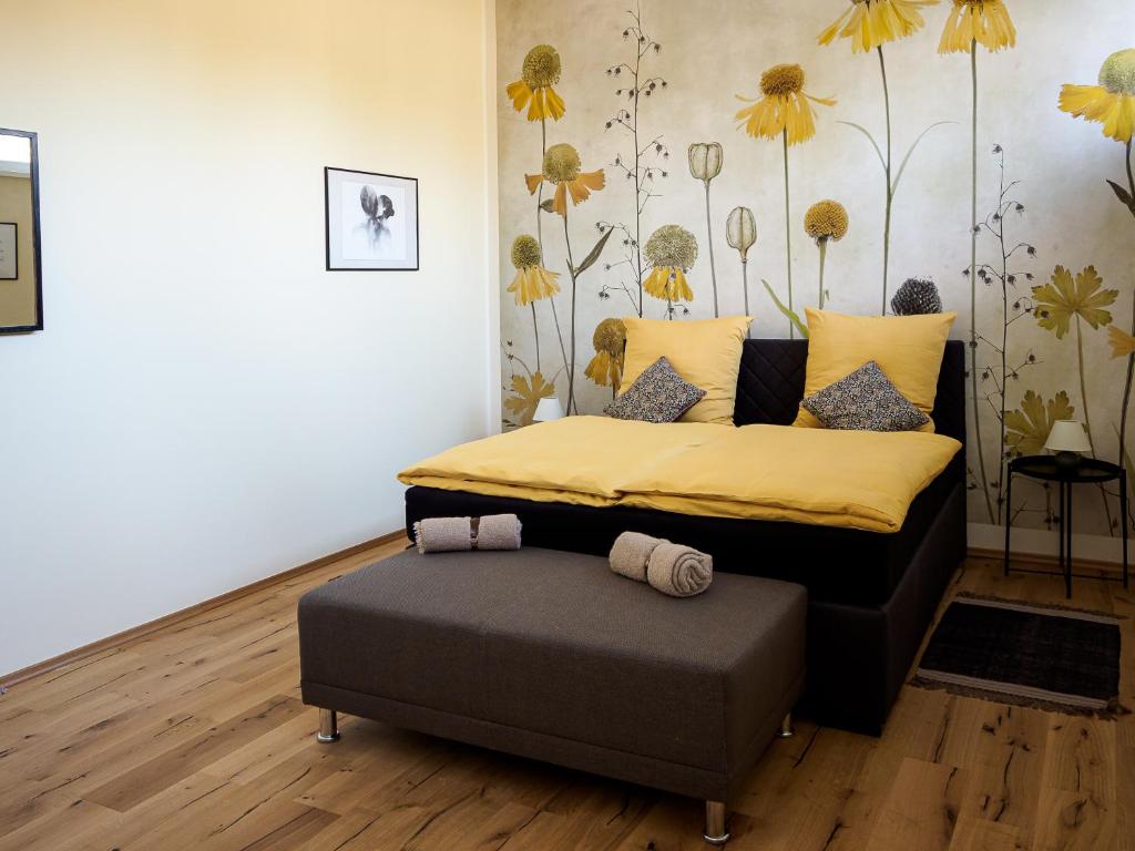 Posezení v ubytování Ferienwohnung Walsetal