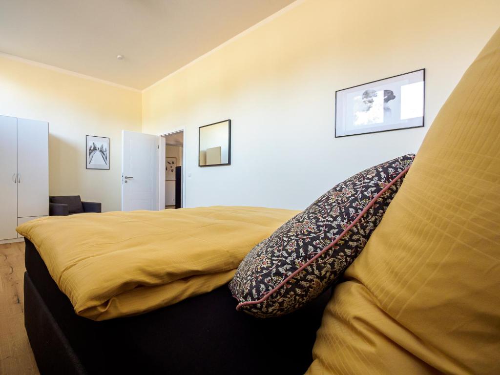 Postel nebo postele na pokoji v ubytování Ferienwohnung Walsetal