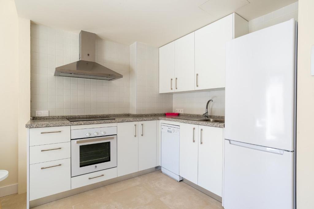 Kuchyňa alebo kuchynka v ubytovaní Urbe10 Carreteria Big Terrace Suite