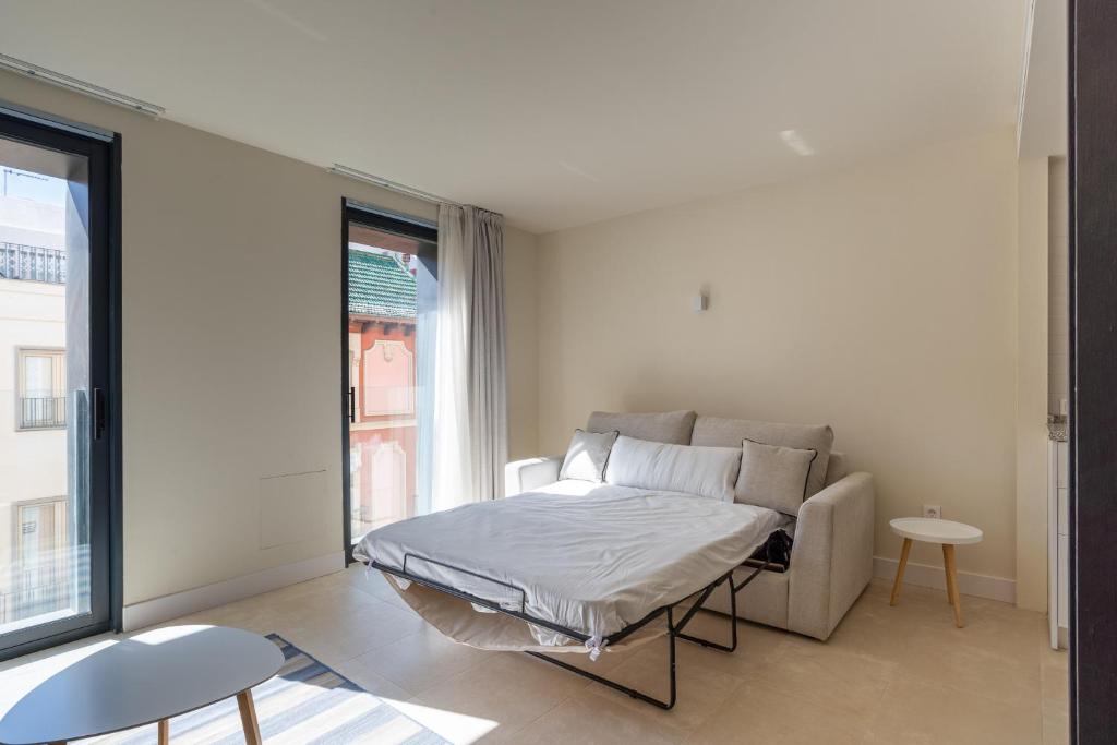 Posteľ alebo postele v izbe v ubytovaní Urbe10 Carreteria Big Terrace Suite