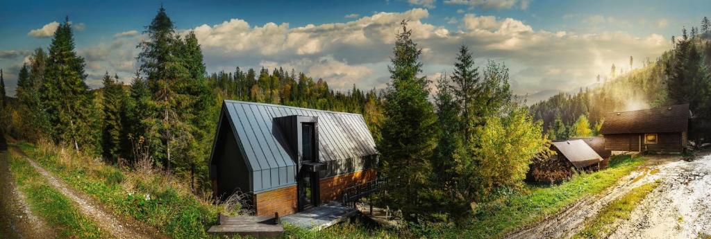 Das Gebäude in dem sich das Chalet befindet