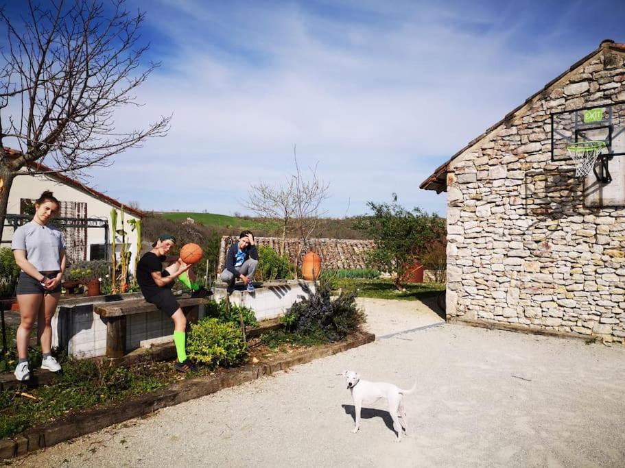 Domáce zviera alebo zvieratá hostí v ubytovaní Gîte au coeur du vignoble de Cahors, 5 chambres