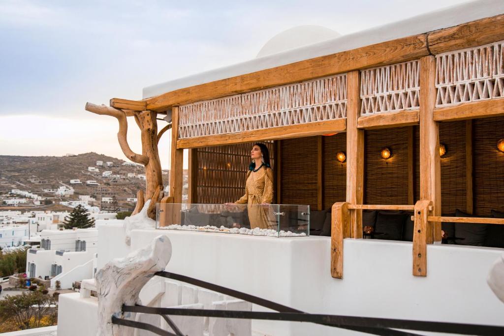 Balkón nebo terasa v ubytování Kove Mykonos - A Myconian Collection Hotel