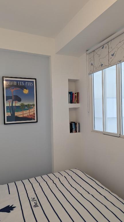 Postel nebo postele na pokoji v ubytování Superbe appartement vue mer panoramique