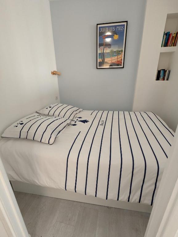Postel nebo postele na pokoji v ubytování Superbe appartement vue mer panoramique