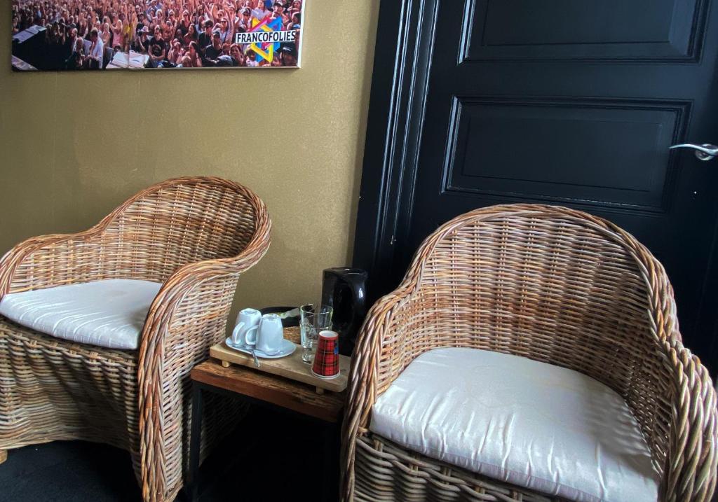 Posezení v ubytování Luxury Spa Hotel - Francofolies