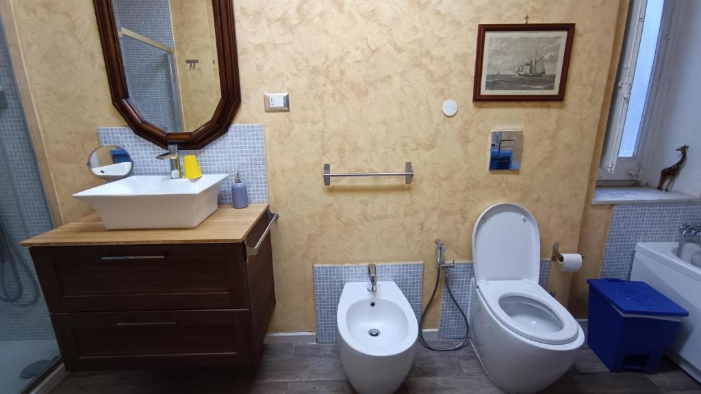 Koupelna v ubytování Il Genio del Porto - Mabbonath b&b