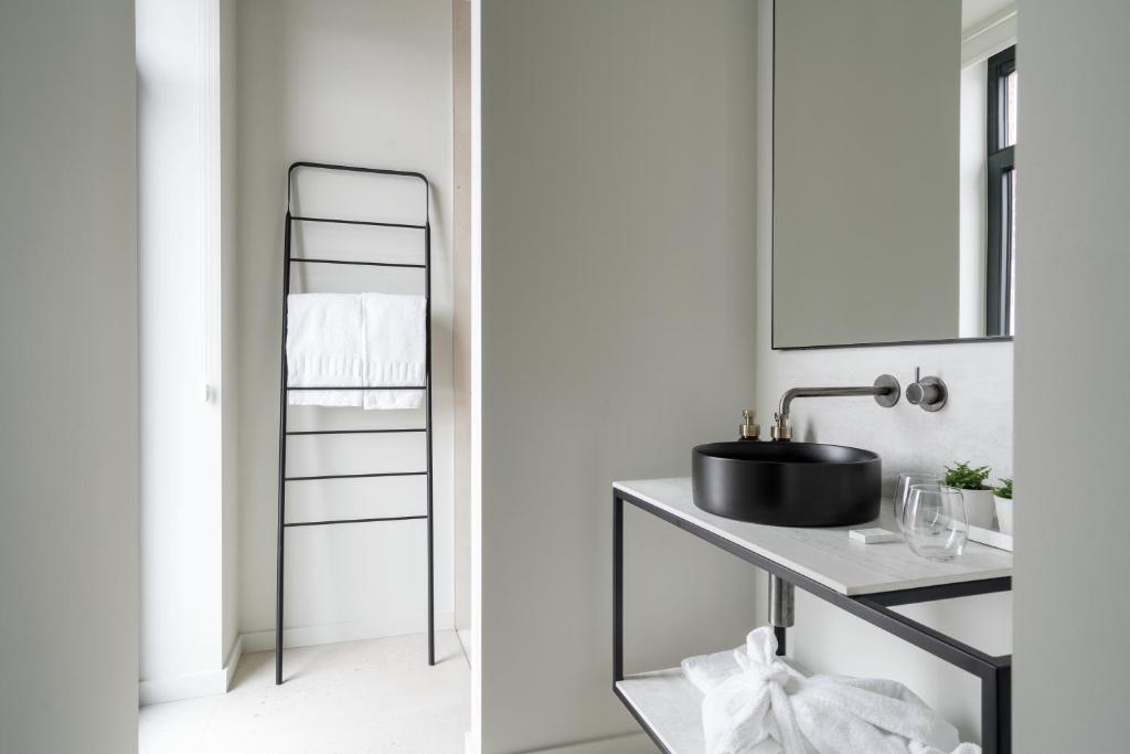 Kuchyň nebo kuchyňský kout v ubytování Hotel T