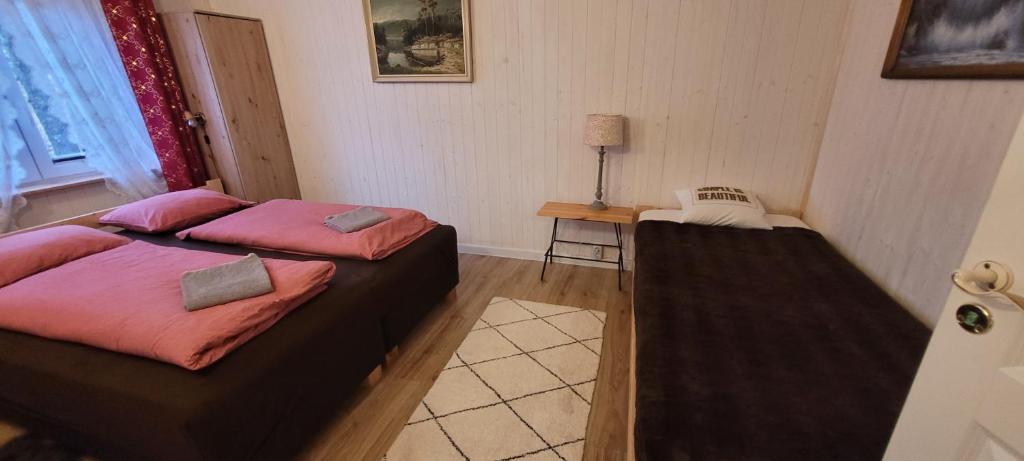 Postel nebo postele na pokoji v ubytování Bjornbyn 130 a
