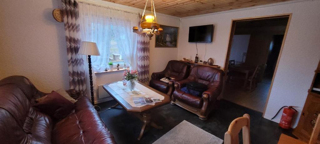 Posezení v ubytování Bjornbyn 130 a