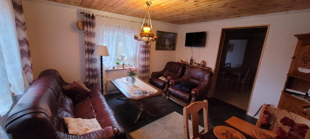 Posezení v ubytování Bjornbyn 130 a