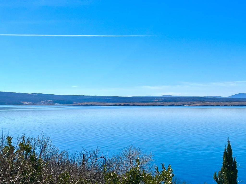 a view of a large body of water at Apartments Kate in Dramalj