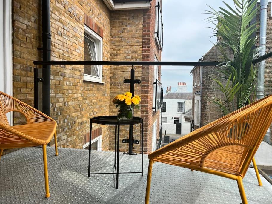 Balkón nebo terasa v ubytování Ashton Mews - in the heart of Broadstairs