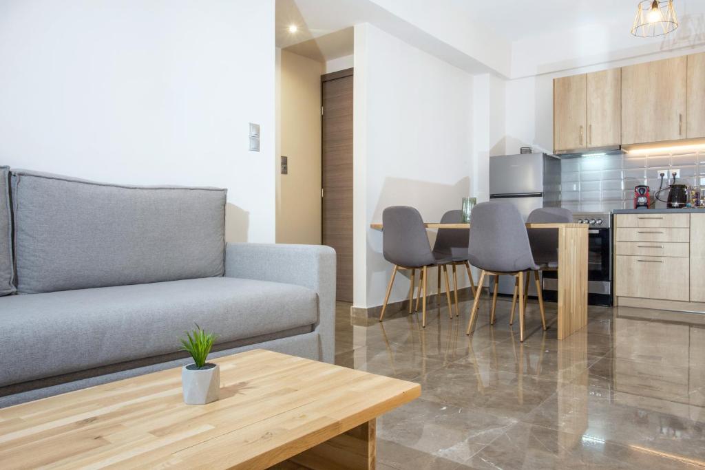 Kuchyňa alebo kuchynka v ubytovaní Vardians Villas & Suites