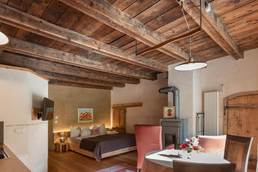 Posezení v ubytování Hof Neuhaus Laugen Alm