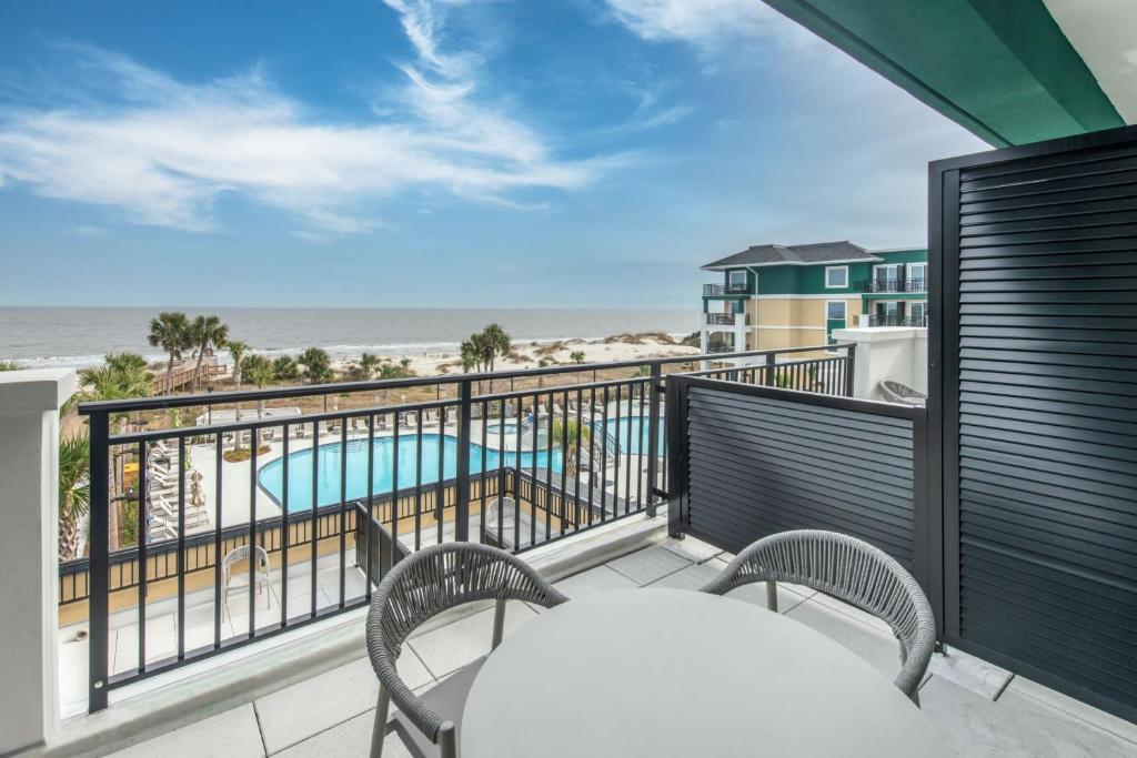 Balkón nebo terasa v ubytování Courtyard by Marriott Jekyll Island