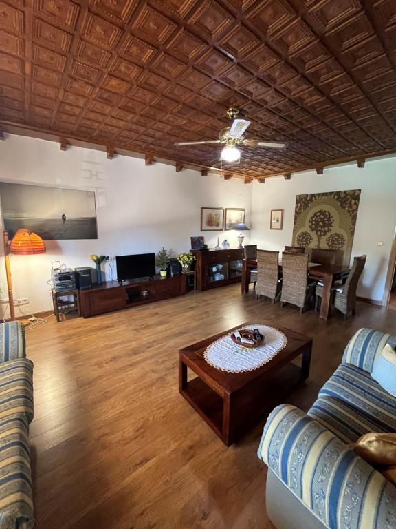 Posezení v ubytování Casa Bimba
