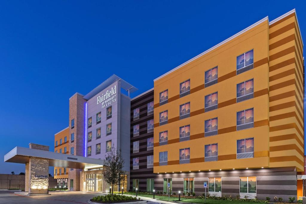 a rendering of the exterior of a hotel at Fairfield Inn & Suites Houston Memorial City Area in Houston