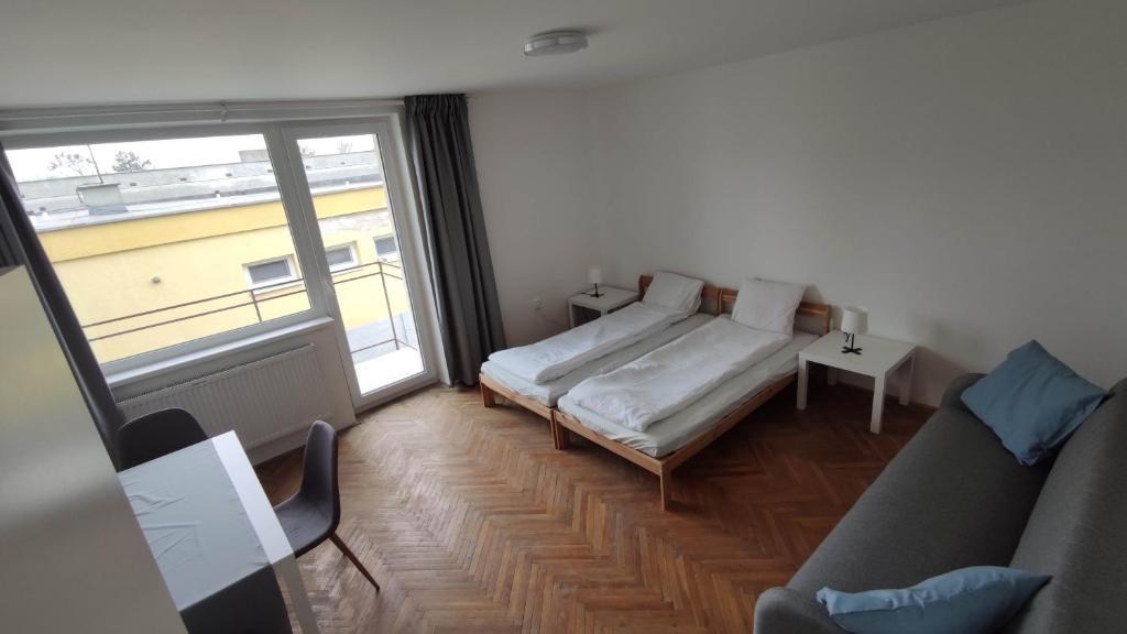 Postel nebo postele na pokoji v ubytování Vila Gajdo