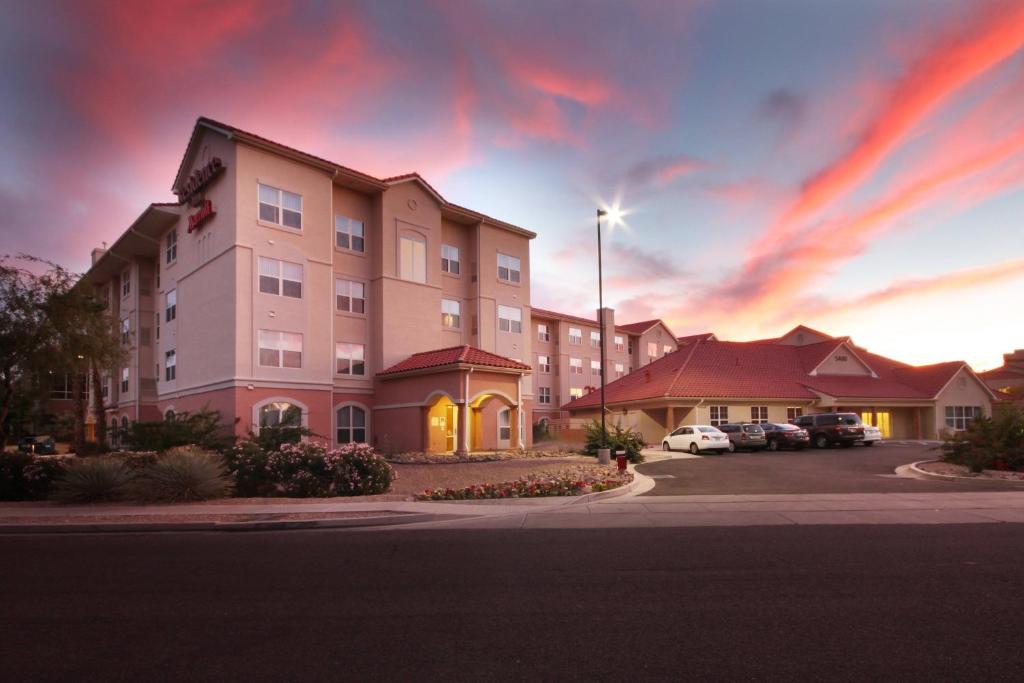 a rendering of a hotel with a parking lot at Residence Inn by Marriott Tucson Williams Centre in Tucson