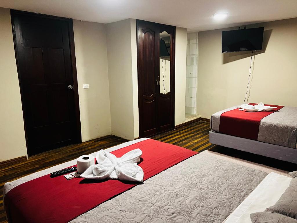 Postel nebo postele na pokoji v ubytování Casa de Joss