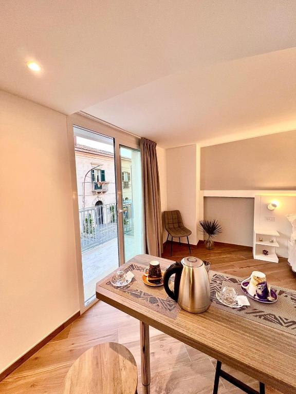 A kitchen or kitchenette at Tropea Il Tridente Accommodations