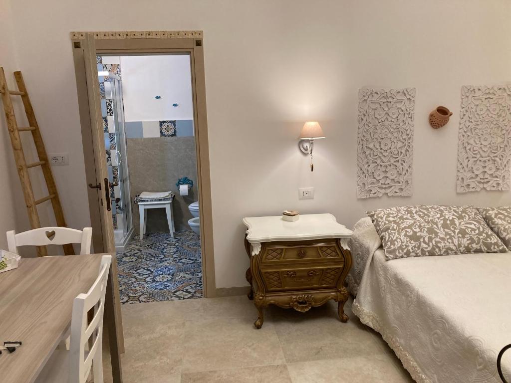 Postel nebo postele na pokoji v ubytování Il Casale Di Brunella