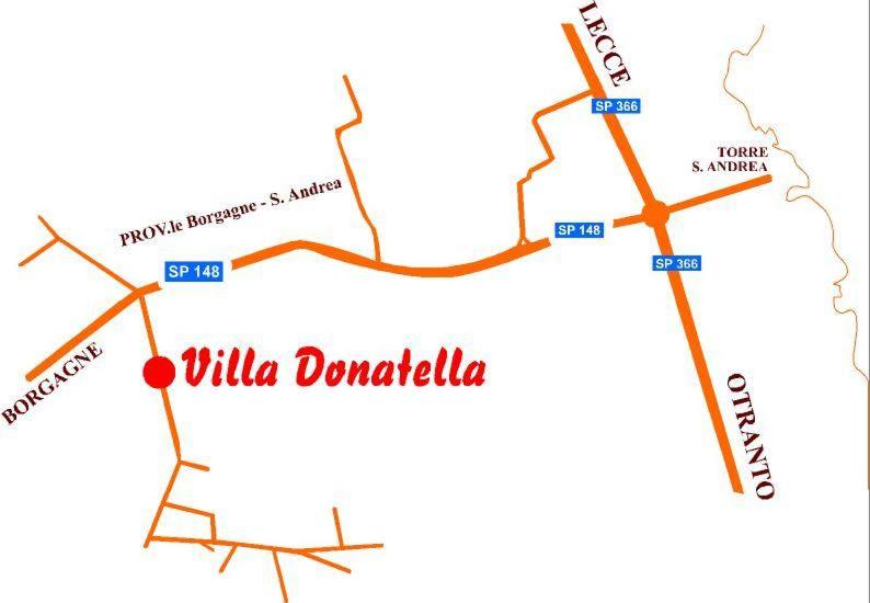 サンタンドレーアにあるVilla Donatellaの地図