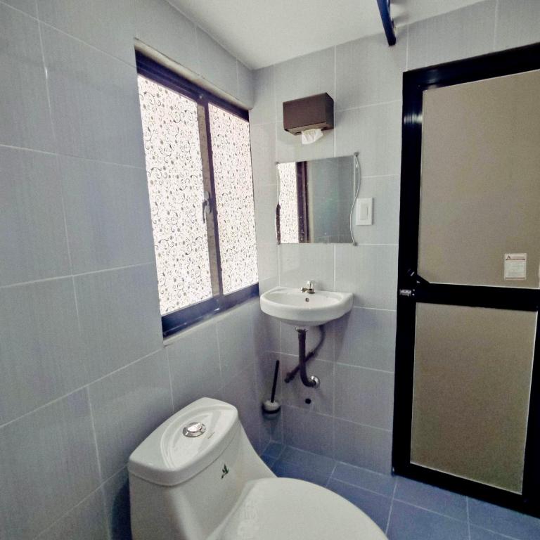 Koupelna v ubytování Capaclan Centro Private Room