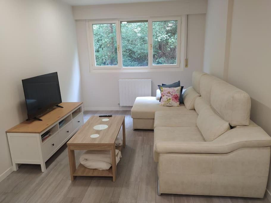 TV a/nebo společenská místnost v ubytování Precioso apartamento en Bilbao.